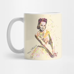 Olivia de Havilland Retro Fan Art Sketch Mug